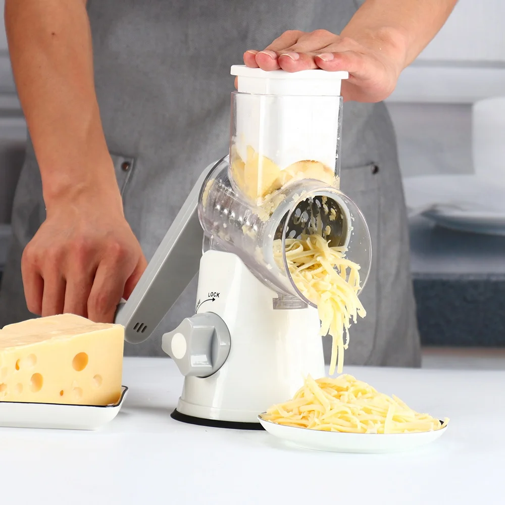 Plastic Food Slicer Cheese Rotary Grater For Amazon Hot Selling