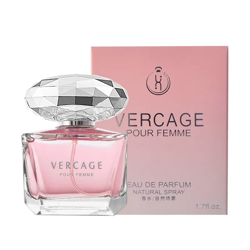 Best Selling Bulk 50ml Crystal Diamond Perfume Women Long Lasting Light Floral Fragrance Elegant Natural Parfum For Vercage Girl