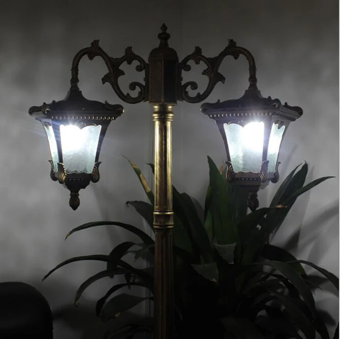 antique garden lighting pole lamp for home