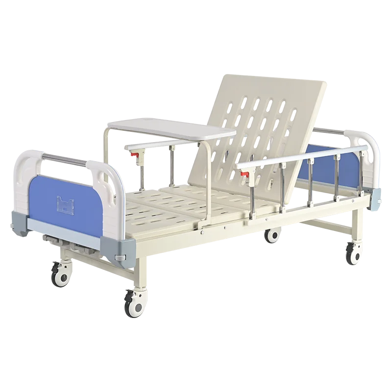 ABS 2 Crank Hospital Nursing Bed Plastic Material  Factory price