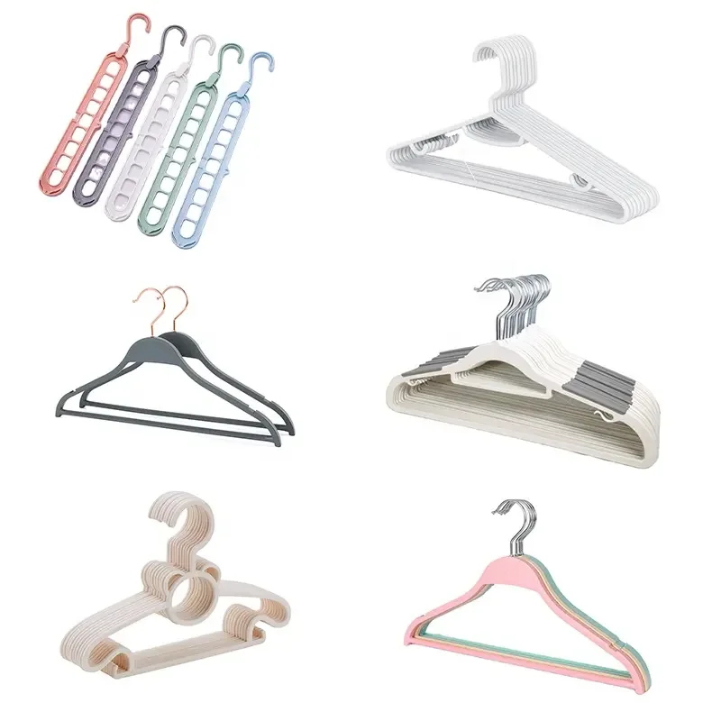 Clothes Hanger Coat Hanger Sample Free Plastic Square Plastic Clothing Display Natural Customized Plastic Household Items Glossy