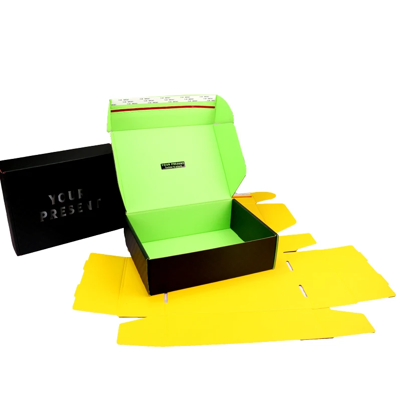 Wholesale Custom Corrugated Shipping Zipper Tear tape mailer box