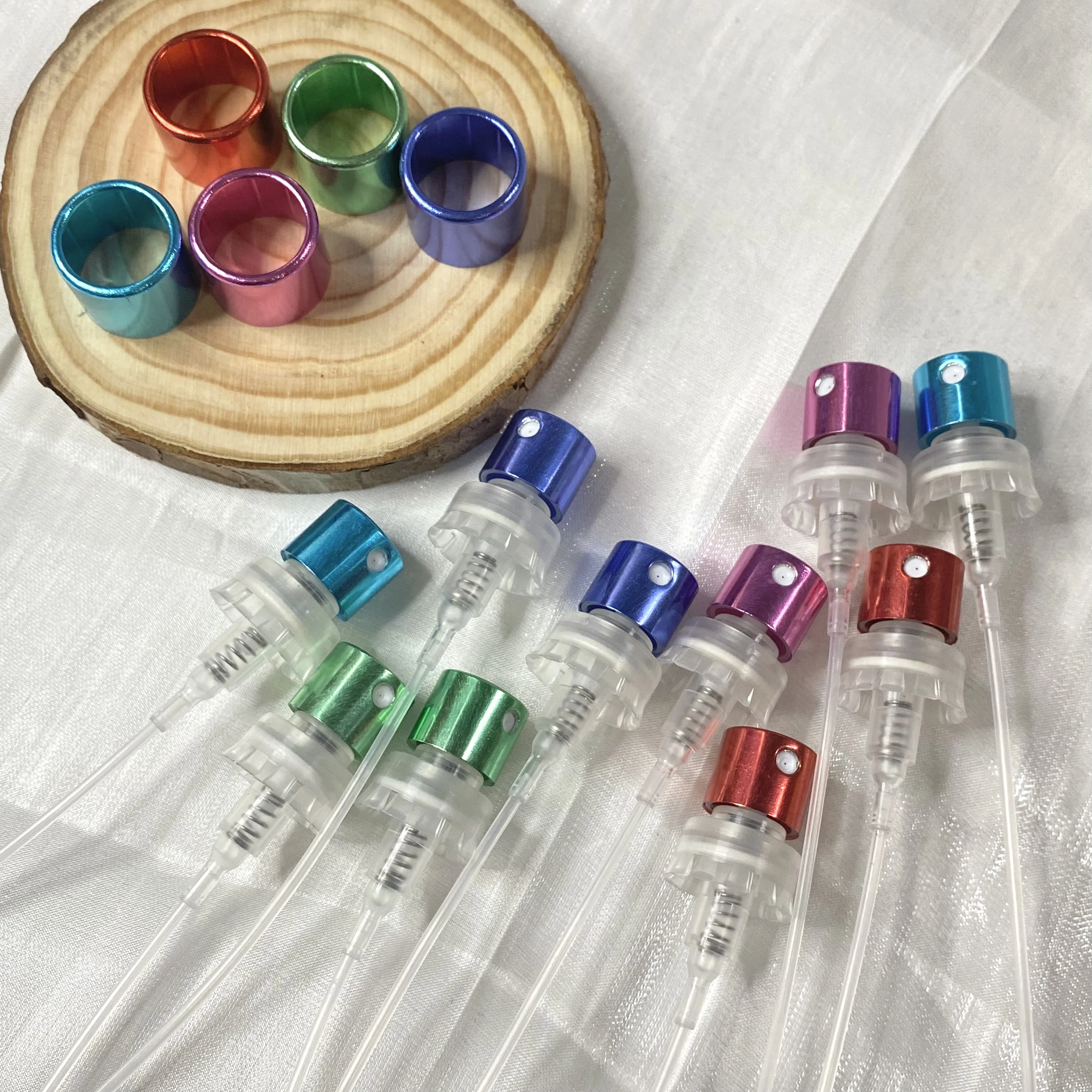 0.12-0.15cc Aluminum Atomizer Perfume Spray FEA 15 fine Mist Spray Bottle Perfume sprayer pump