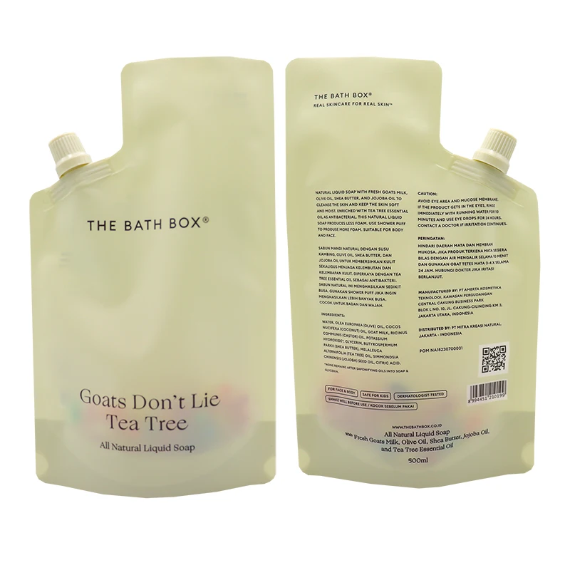 Reusable Liquid Packaging Juice Soft Drink Fruit Juice Stand Up Spout Pouch Juice Bag Accept Custom Printed 250ml 350ml 500ml 1l