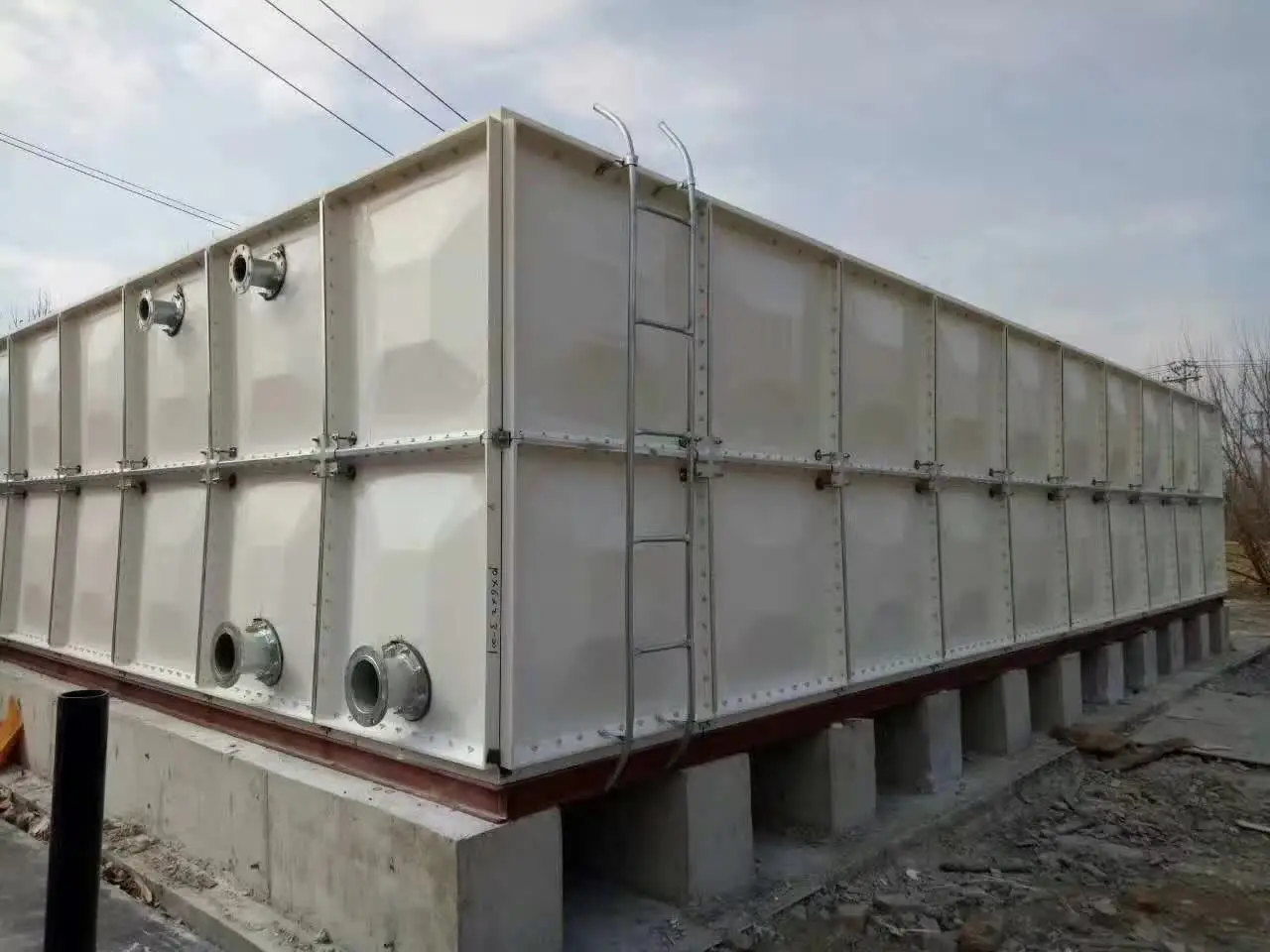 price water tanks/fiberglass water tanks/Grp Sectional Water Storage Tank In Tanzania