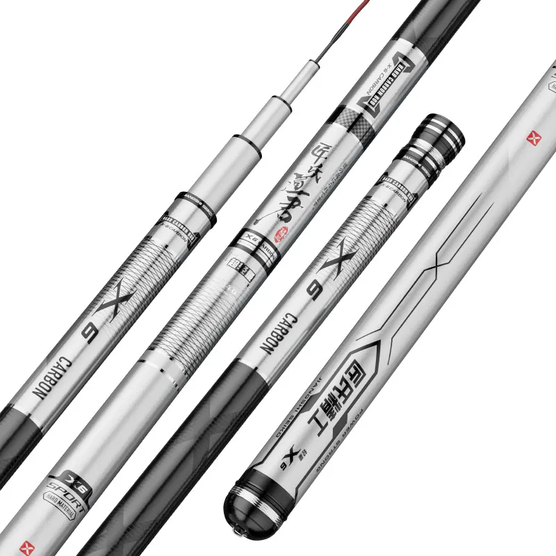 CWTLR023  Light And Super Hard X4 X5 X6 High Carbon  Fishing New Rod Fishing Carp Pole Rod