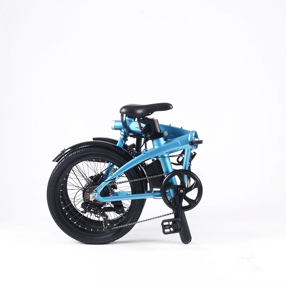 Direct Sale Folding 20 Inch Electric Bike 25Km/h E-Bicycle 250W E-Bike With Integrated Front Light