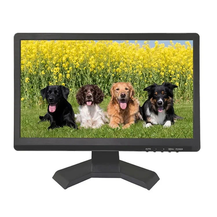 Portable Speaker LCD Screen Small Size 10 Inch LED Desktop Computer Monitor BNC Car TV Widescreen 10.1inch VGA HD-MI Monitor