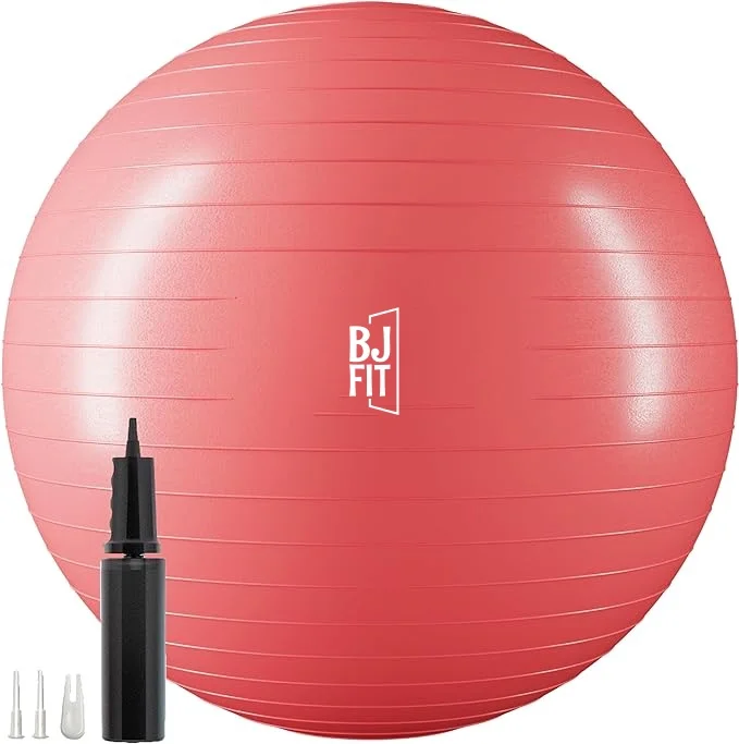 Anti burst Yoga Ball 55cm exercise ball Round Gym Ball for Birthing Swiss Stability Fitness Office
