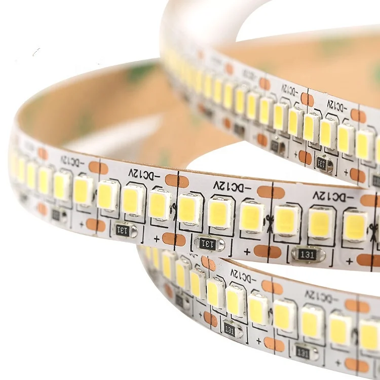 Индивидуальные светодиодные полосы cri 90 12v smd2835 фонари 3000K 6000k 120 240led гибкие