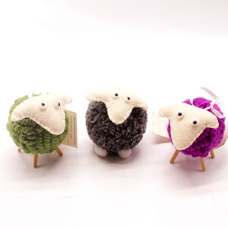 2020 Popular and Hot-sale Home Decorations Felt Crafts Wool Felt Sheep Toy