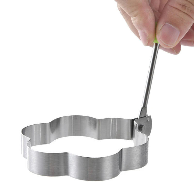 2024 Wholesale Stainless steel egg maker 10-piece set kitchen accessories Omelette mold