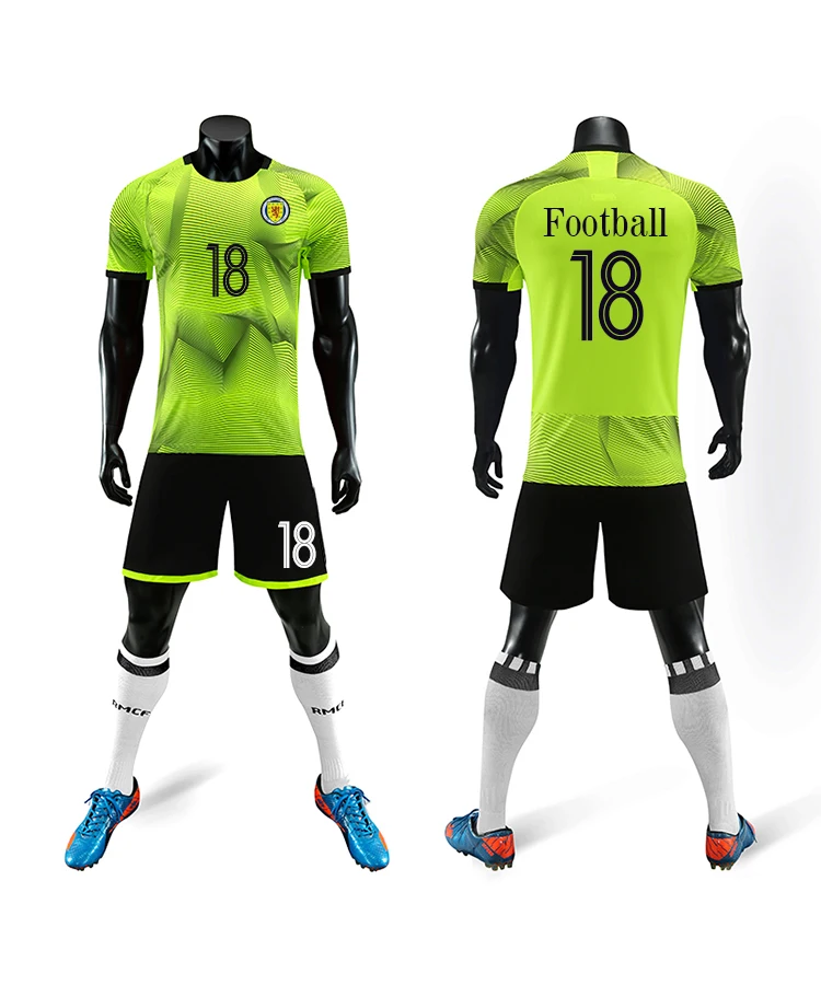wholesale  Custom Blank Sublimation Top Quality Soccer Uniform Football Jerseys Set for men