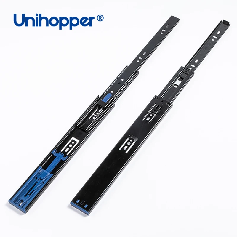 Unihopper H45 3-х Складные Выдвижные выдвижные направляющие для выдвижного ящика