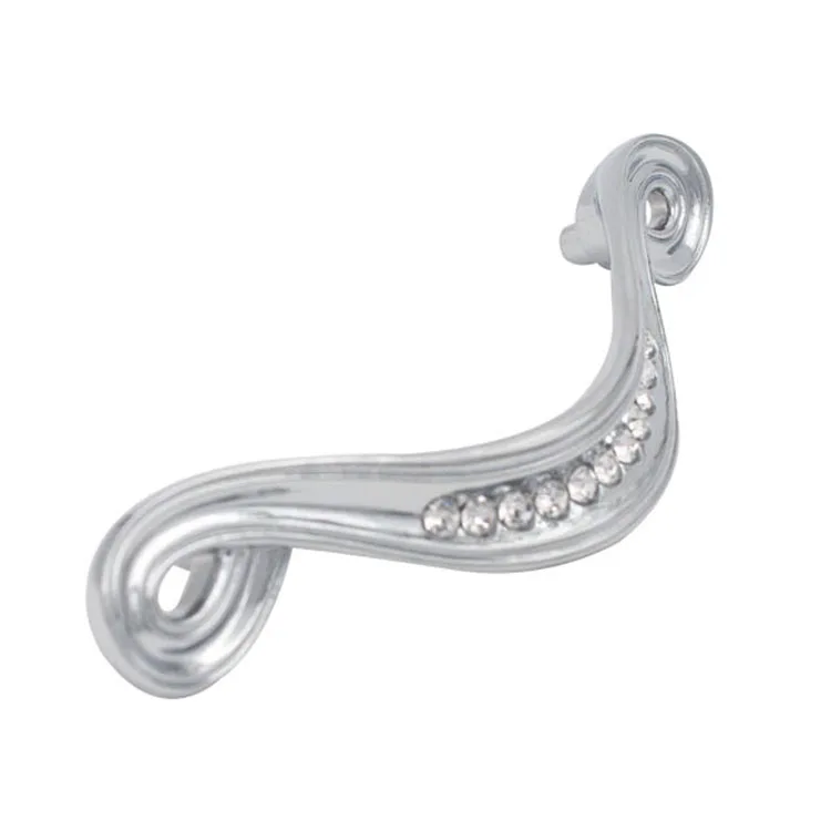Hoone Crystal Mermaid Pull Handles Wardrobe Handles Zinc Alloy Fancy New Cabinet Handles Door Pull Handles
