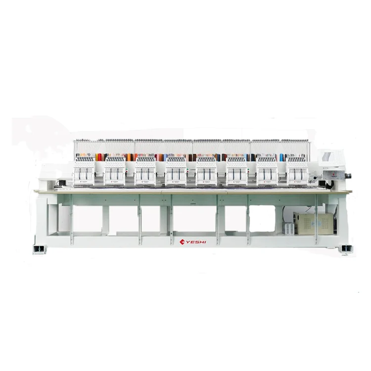 Yeshi High Speed Automatic Computer 8 Heads Embroidery Machine For Different Kind Of Fabric
