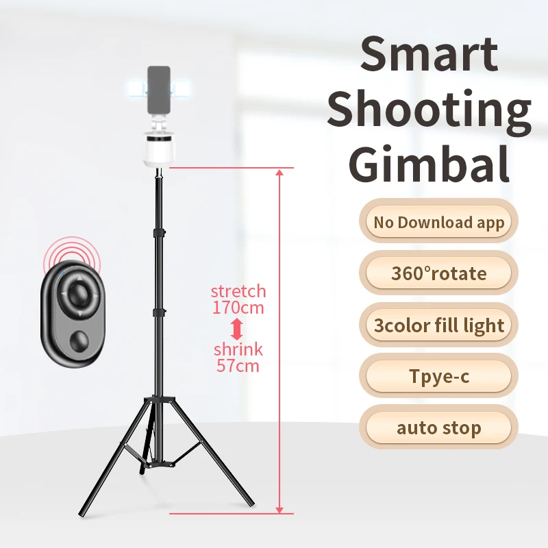 360 degree rotation portable Aluminum Alloy Selfie Stick Mobile Phone Tripod