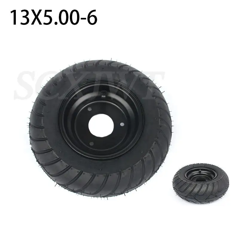 Размер 13x5.00-6 шин дюймов бескамерные шины для сельскохозяйственных машин квадроцикл Gokart скутер мини Багги косилки снегоочиститель мотоциклов Часть вакуумной