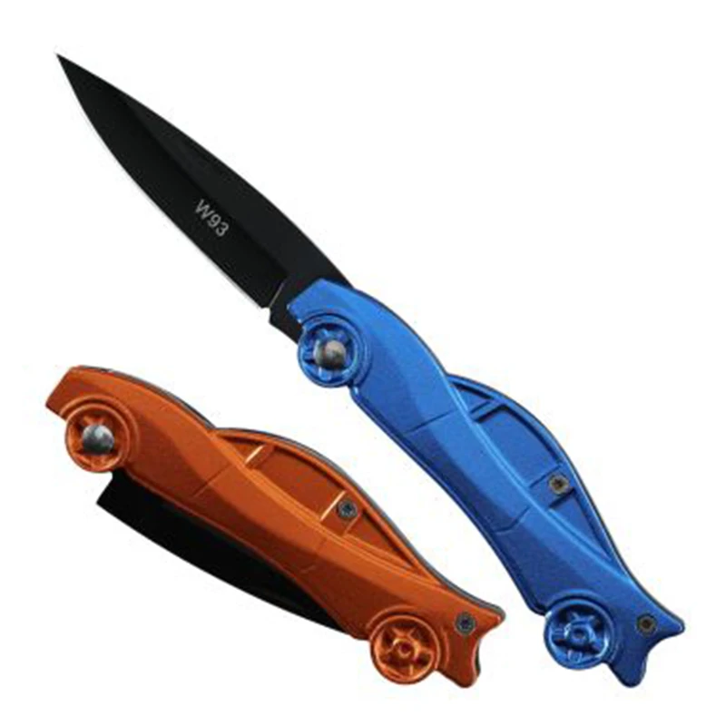 2021 Hot Selling Creative Car Shape High Hardness Wild Survival Multi-function Folding Knife Pocket Knives