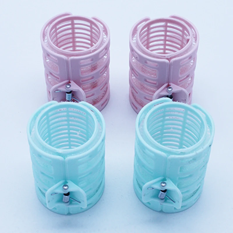 Clamps Styling Roller thermo-ceramic hair rollers telescopic roller hair sticking device plastic heat free hair curler