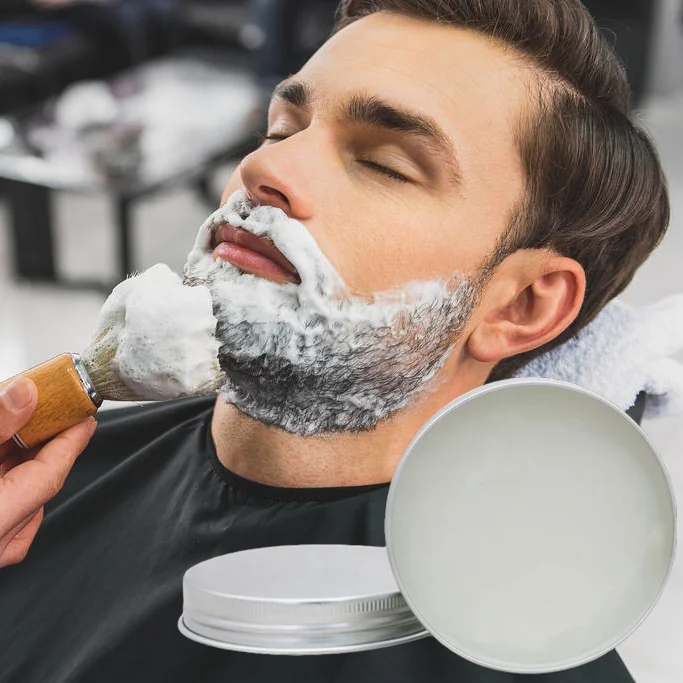 OEM For Man Wholesale Shave Bar Removal Cream Private Label Handmade Men Shaving Soap Bars