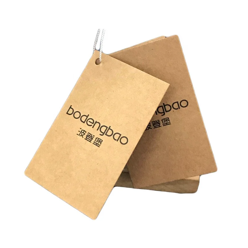 Wholesale Price Customized Gartment Label Hangtag  For Clothing And Luggage garment hang tag