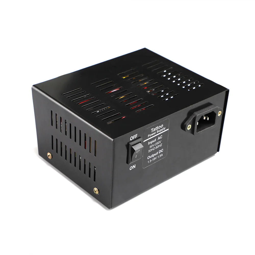 Wholesale High Quality Tattoo Power Supply 3 Colors Available Black/Red/Silver for Tattoo Machines