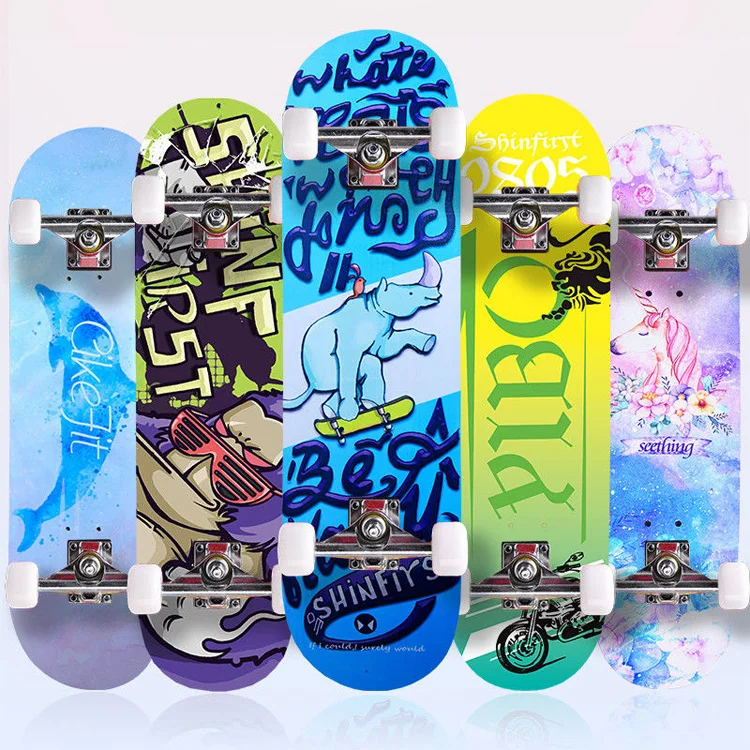 Hot Sell Complete Skateboards Beginners Kids Boys Girls Outdoor Teenager Skate Board