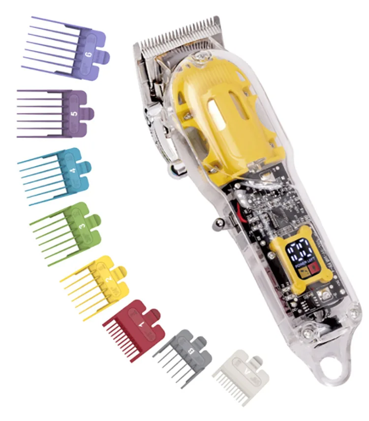 Professional Full-transparent USB Rechargeable mens wireless buy hair trimmer