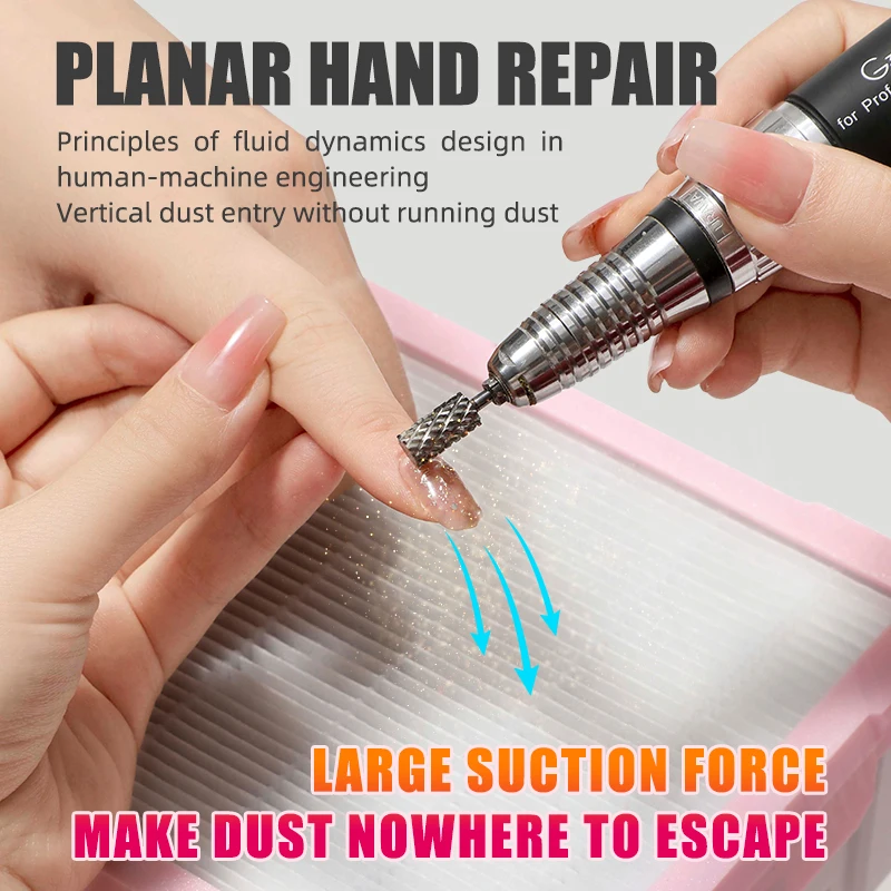 Wholesale Multi-function 40W Dust Suction Manicure Machine Professional Electric 7200RPM Nail Dust Collector for Nail Salon