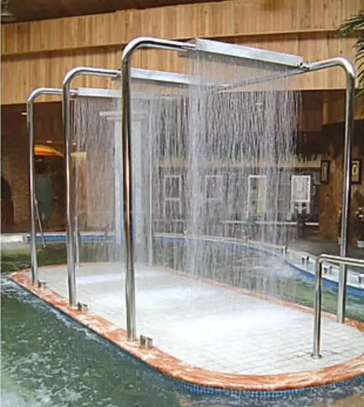 Luxury Pool Shower Spa Outdoor Pool Shower Spa Equipment Massage Vichy Shower