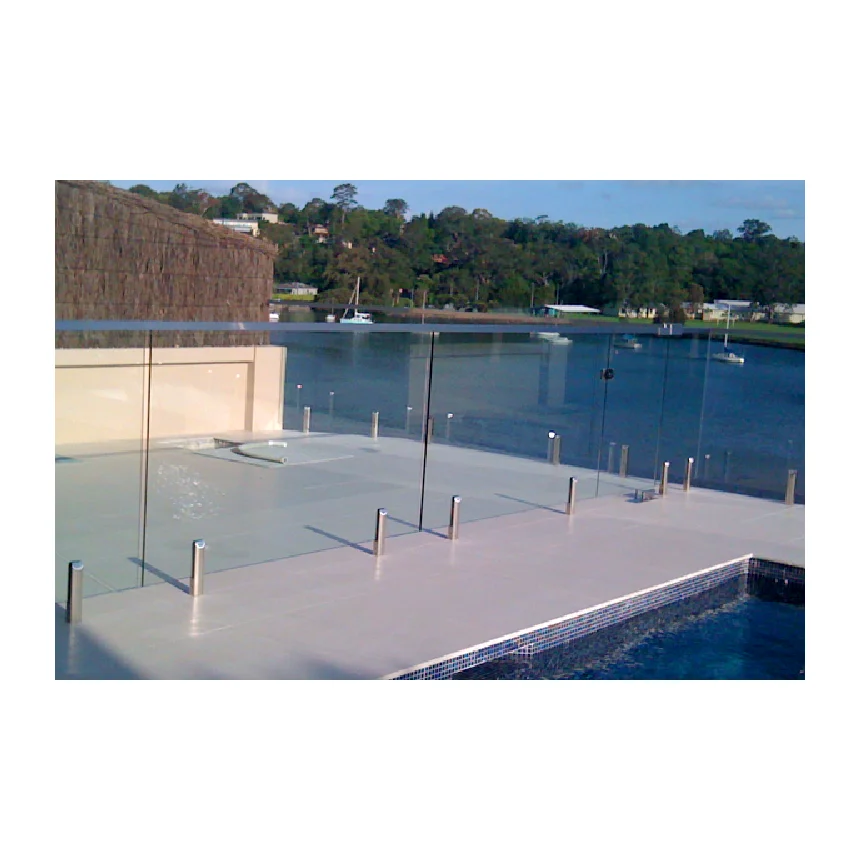 New Design Glass Spigot Railings for Balcony Swimming Pool Fence