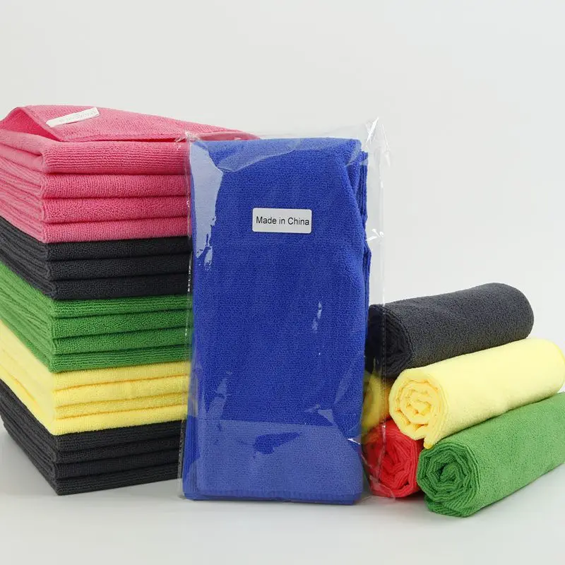 300gsm 30cm x30cm Microfiber Cleaning Cloths Best Seller in Reusable Cleaning Cloths made by Direct Microfiber Manufacturer