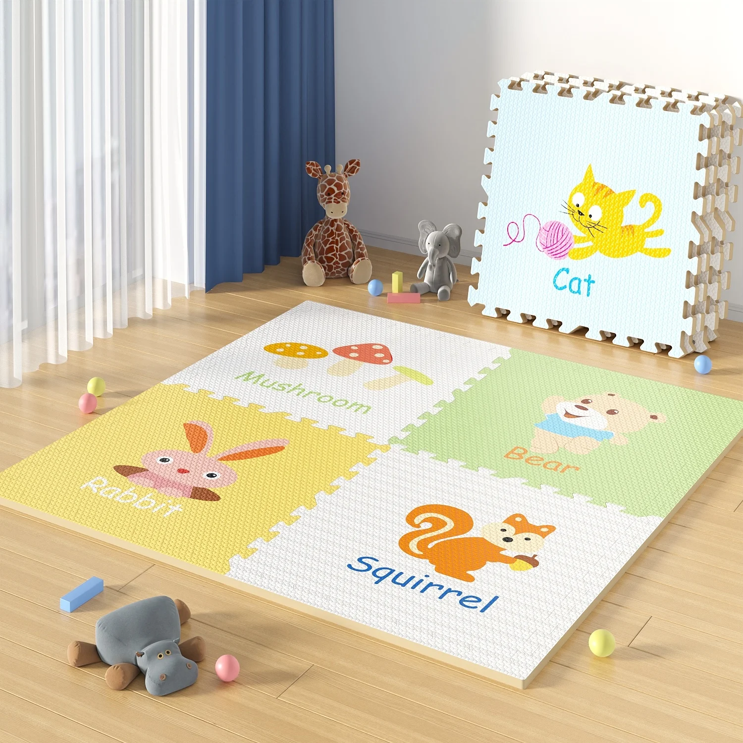 Colorful Soft Foam Mat Baby Toy Game Play Mat EVA Foam Puzzle Tatami Play Mats