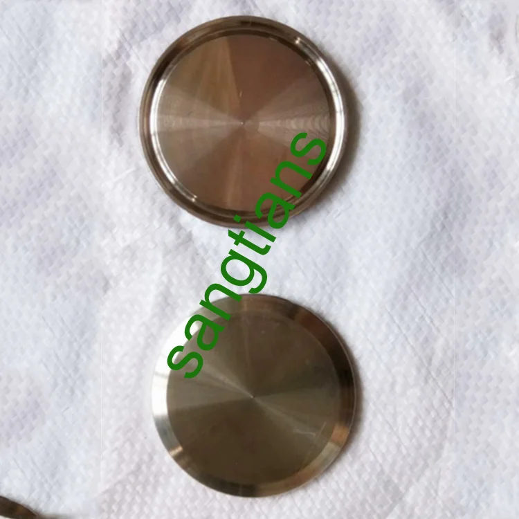 Food Grade sanitary end cover stainless steel blind cover/blank cover