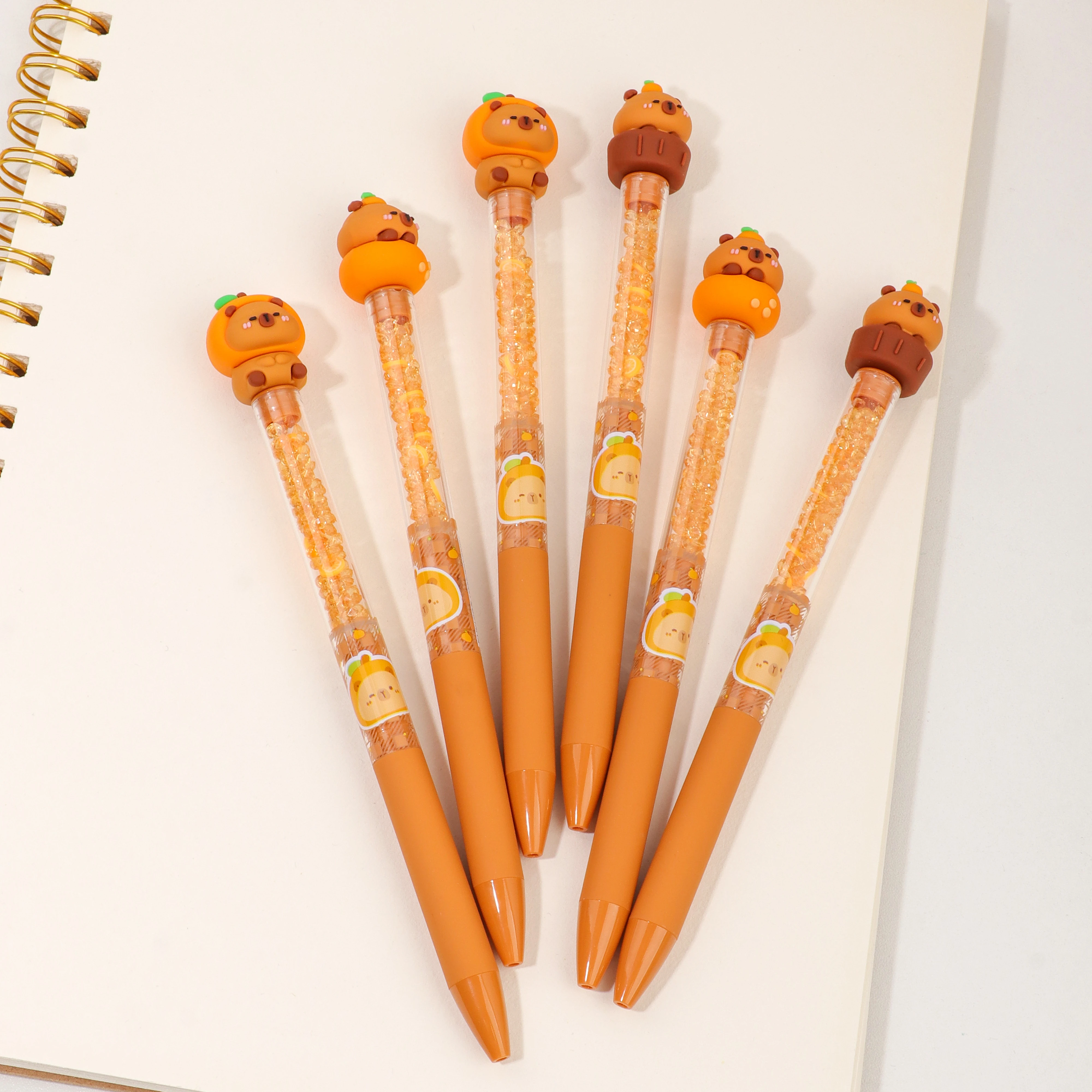 Hot Selling Cute new  Fancy Pen Kawaii PVC Soft Gel Pen Cute utiles escolares and papeleria kawaii Top-ranking