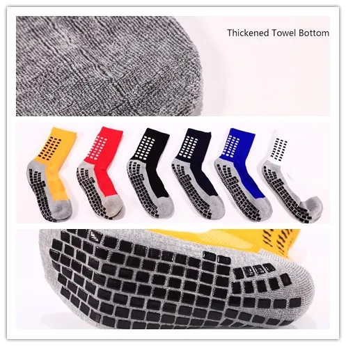 
Athletic Grip Socks Terry Basketball Anti Slip Sports Tube Socks 