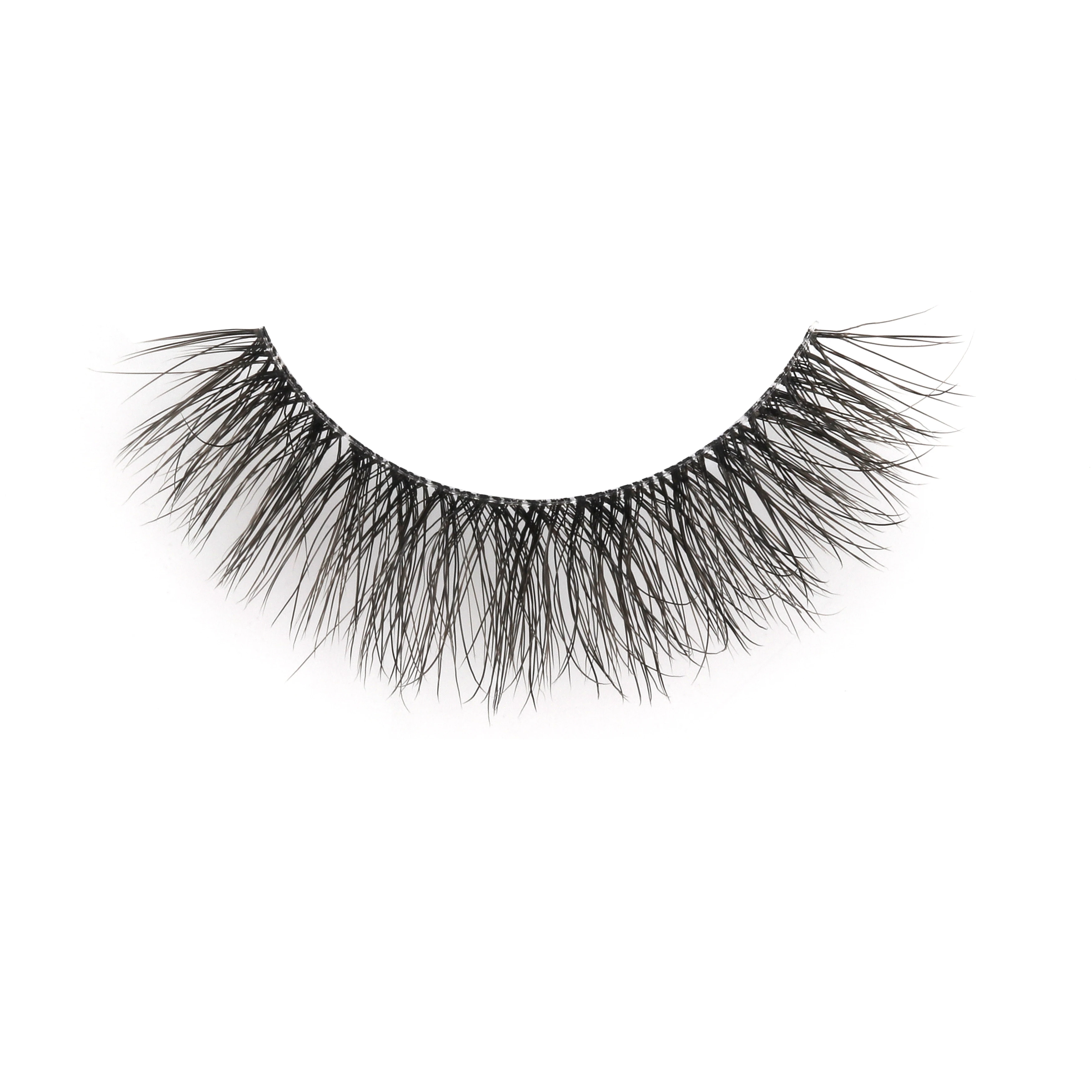 Lashes Wholesale Triangle fiber false eyelashes Natural Long Human Hair effect Faux Mink Eyelashes