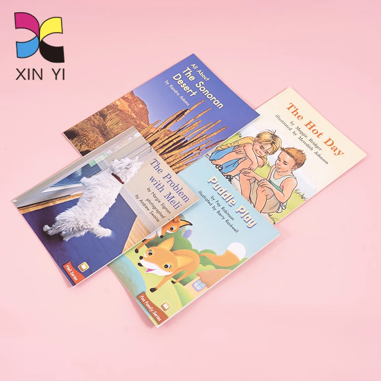 Full Color Custom Softcover Book Saddle Stitching Story for Kids