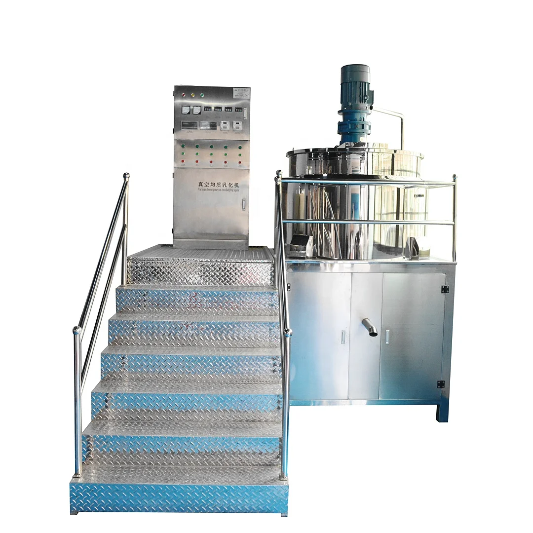 1000L Hair Color making machine/Styling gel mixer equipment homogenizing mixing blender