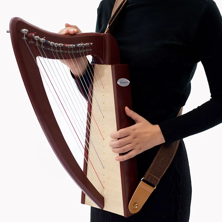 16 Strings Mini Lever Irish Harp for Beginner