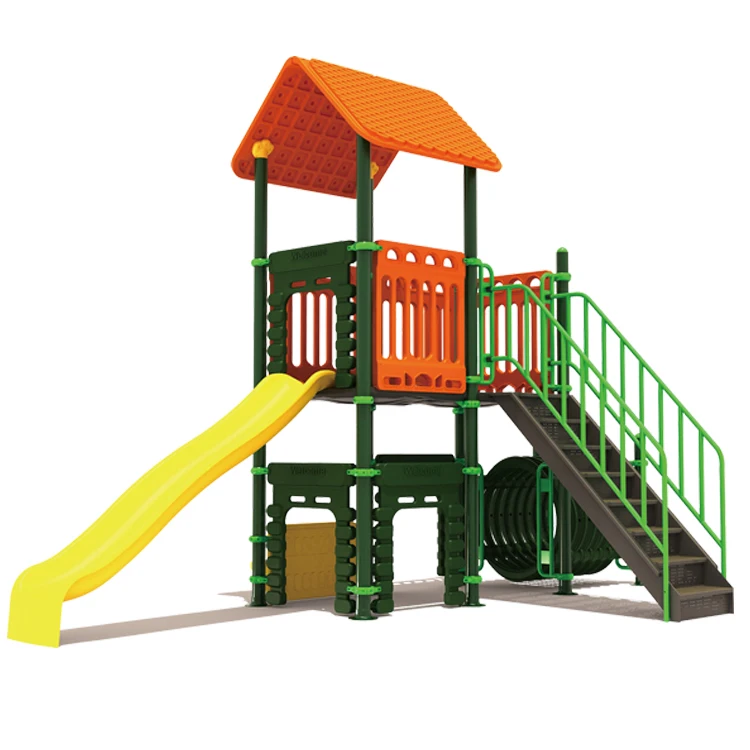 KINPLAY Children Playground Manufacturer Outdoor Kids Zone Playhouse Backyard Play set for Kids