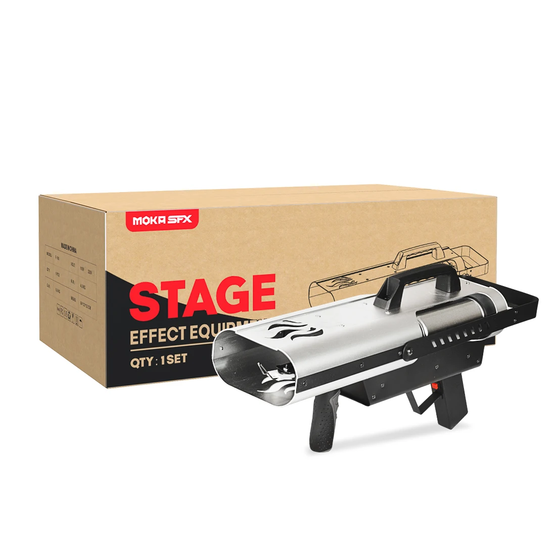 MOKA SFX F-100 New Fire gun for event 1-3 meters MOKA SFX