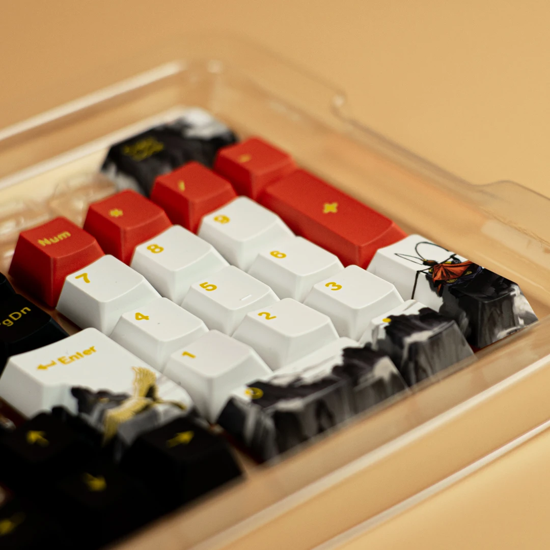 Customizable Design Goku Keycap German ISO de Keycaps Oem Profile PBT Dye Sublimation Cartoon Keycaps