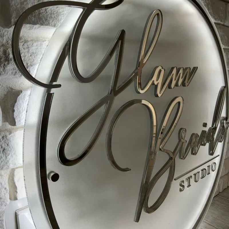 Led Sign Board Logo Signboard Wall Custom 3D Letters Signs Business High Quality Acrylic Electronic Sign