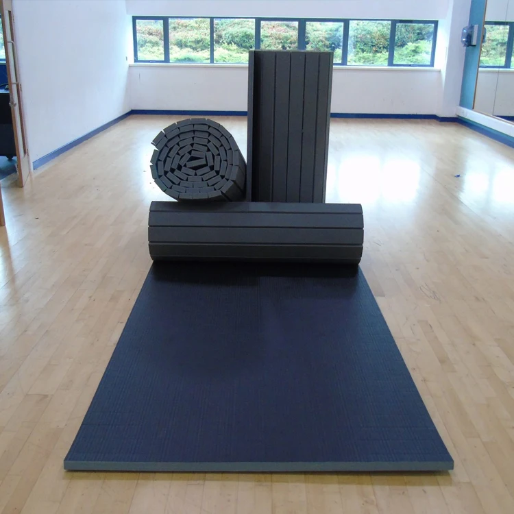 
factory wholesale rolled up cheer gymnastics mats spring floors 
