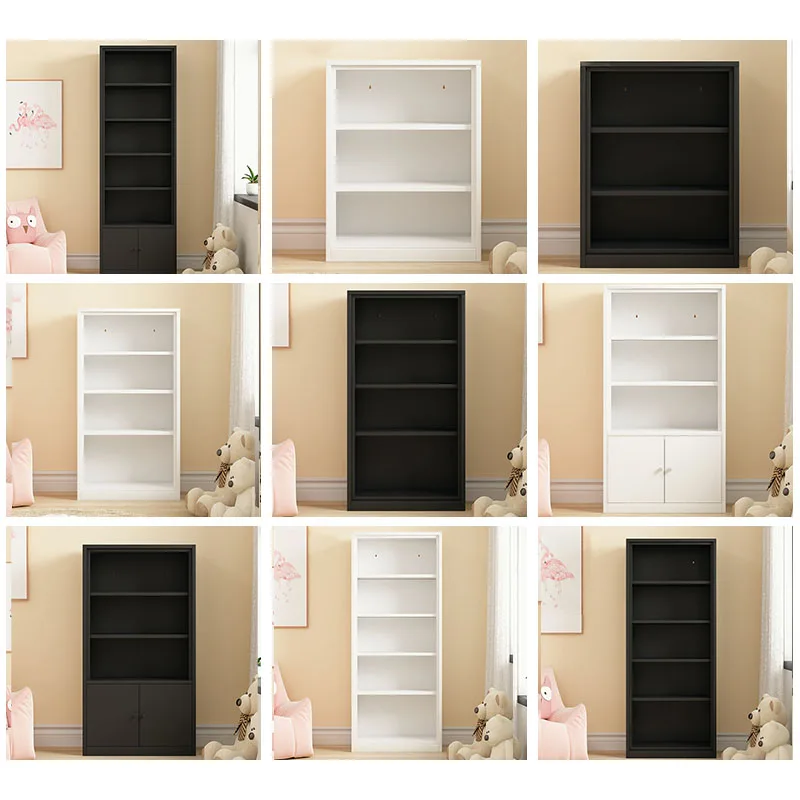 High quality Steel Open Filing Cabinet Office Bookshelf No Door Storage Cabinet