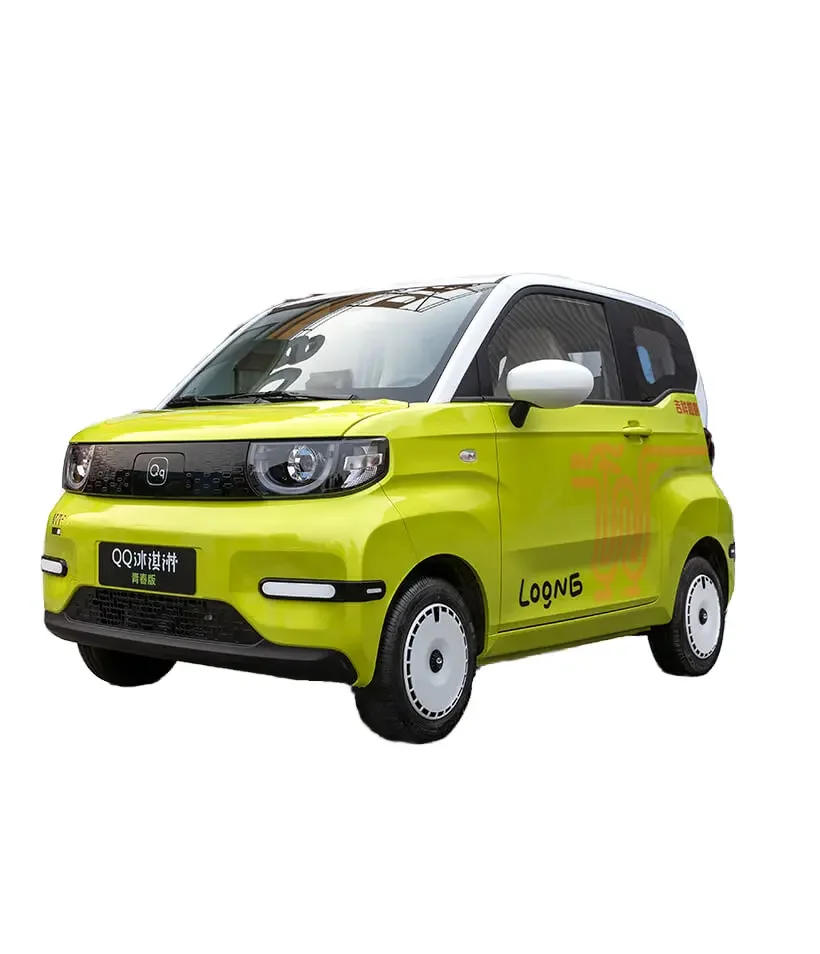 2024 lowest price chery qq Ice Cream charge 4 wheel 4 seater electric mini ev car for adults