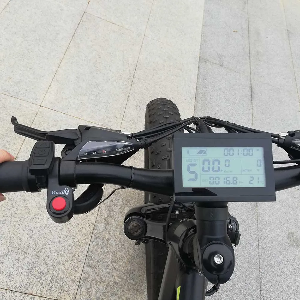 electric pocket bike A7AT26 48V 500W 750W dual moped electric bike 18Ah 20Ah battery fat bike 1000w