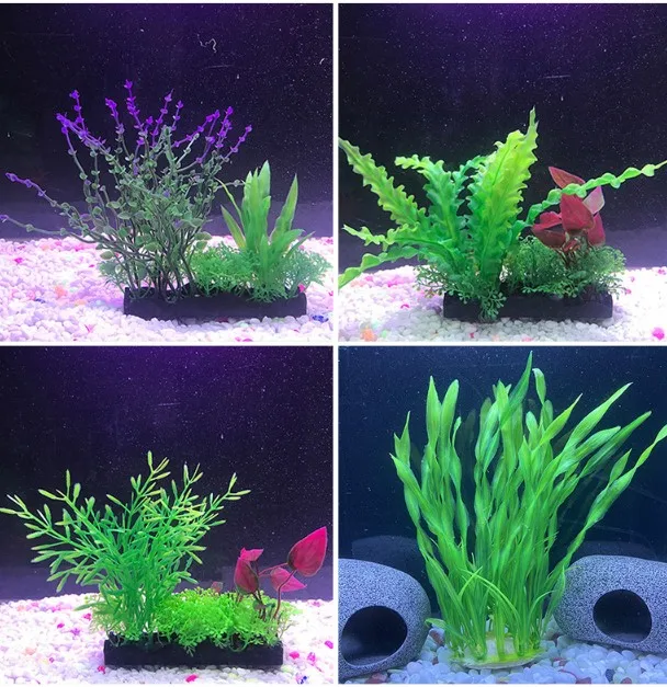 Искусственные бамбуковые пластиковые водоросли искусственные украшения